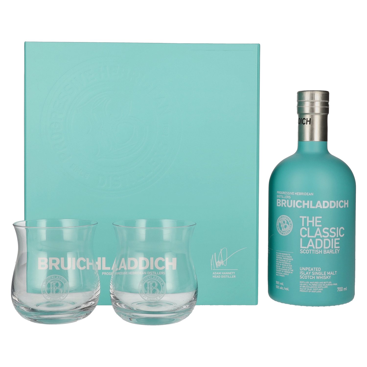 E-shop Bruichladdich The Classic Laddie 50% 0,7L v kartóne + 2 poháre