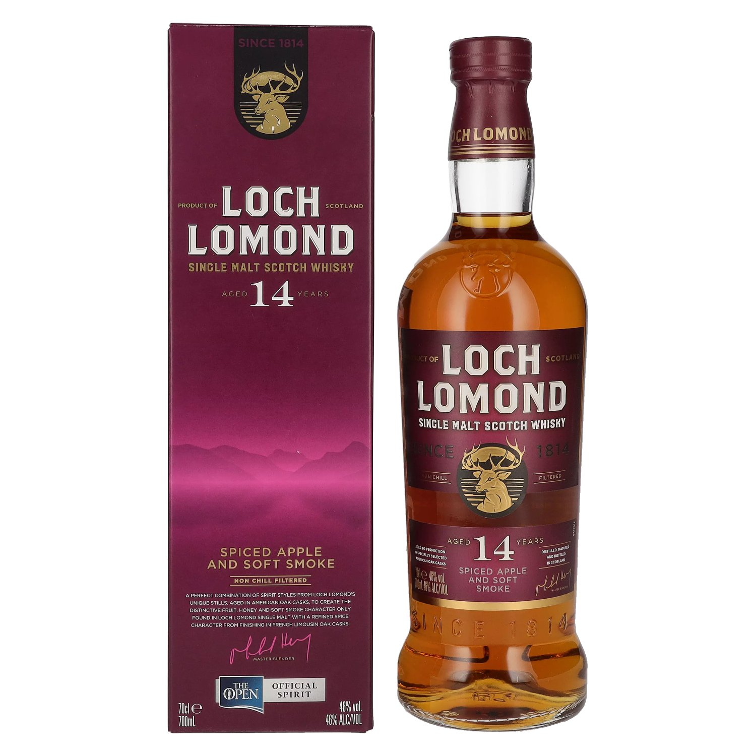 Loch Lomond Spiced Apple & Soft Smoke 14y 46% 0,7L v kartóne