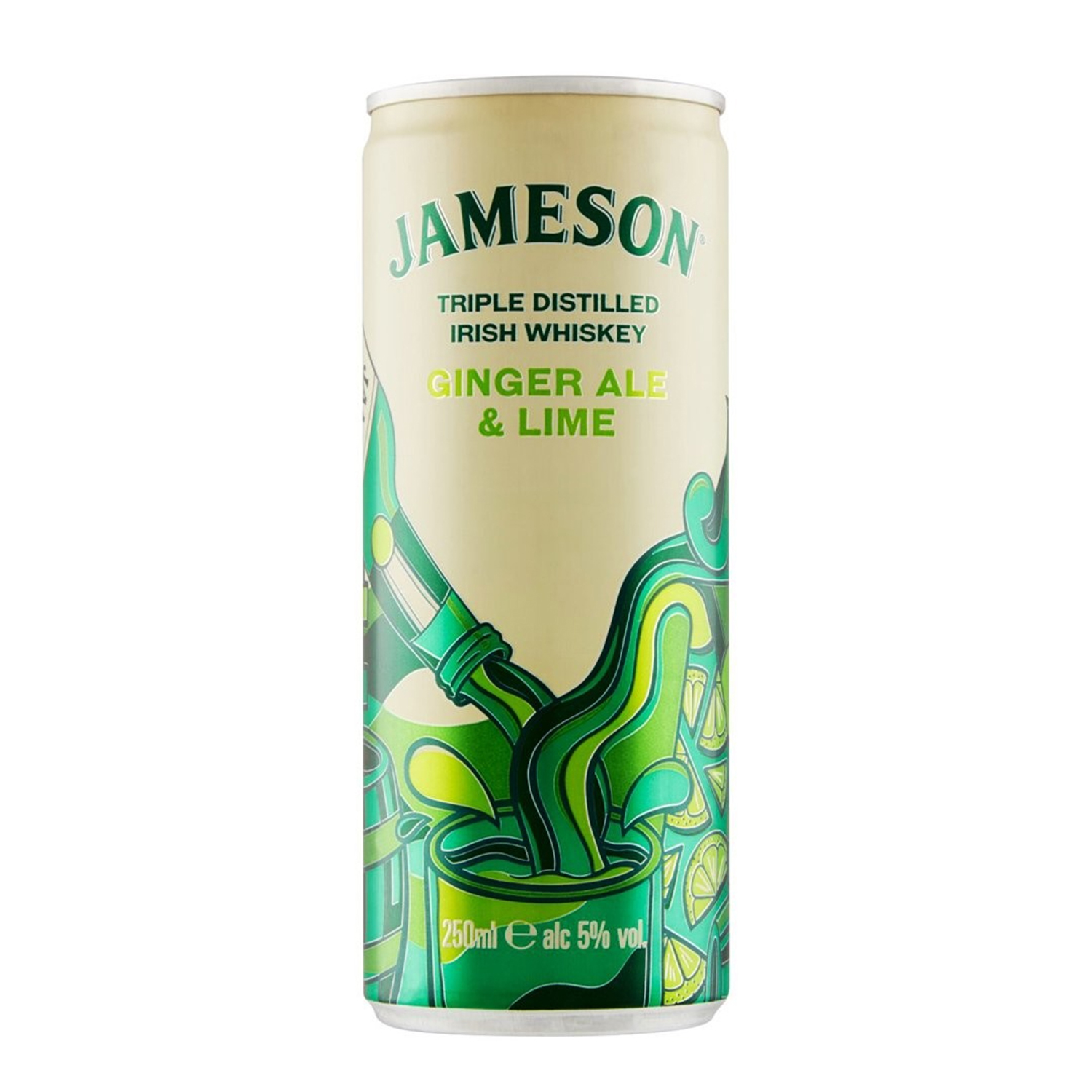 Jameson Ginger Ale 5% 0,25L plechovka (balenie 12ks)