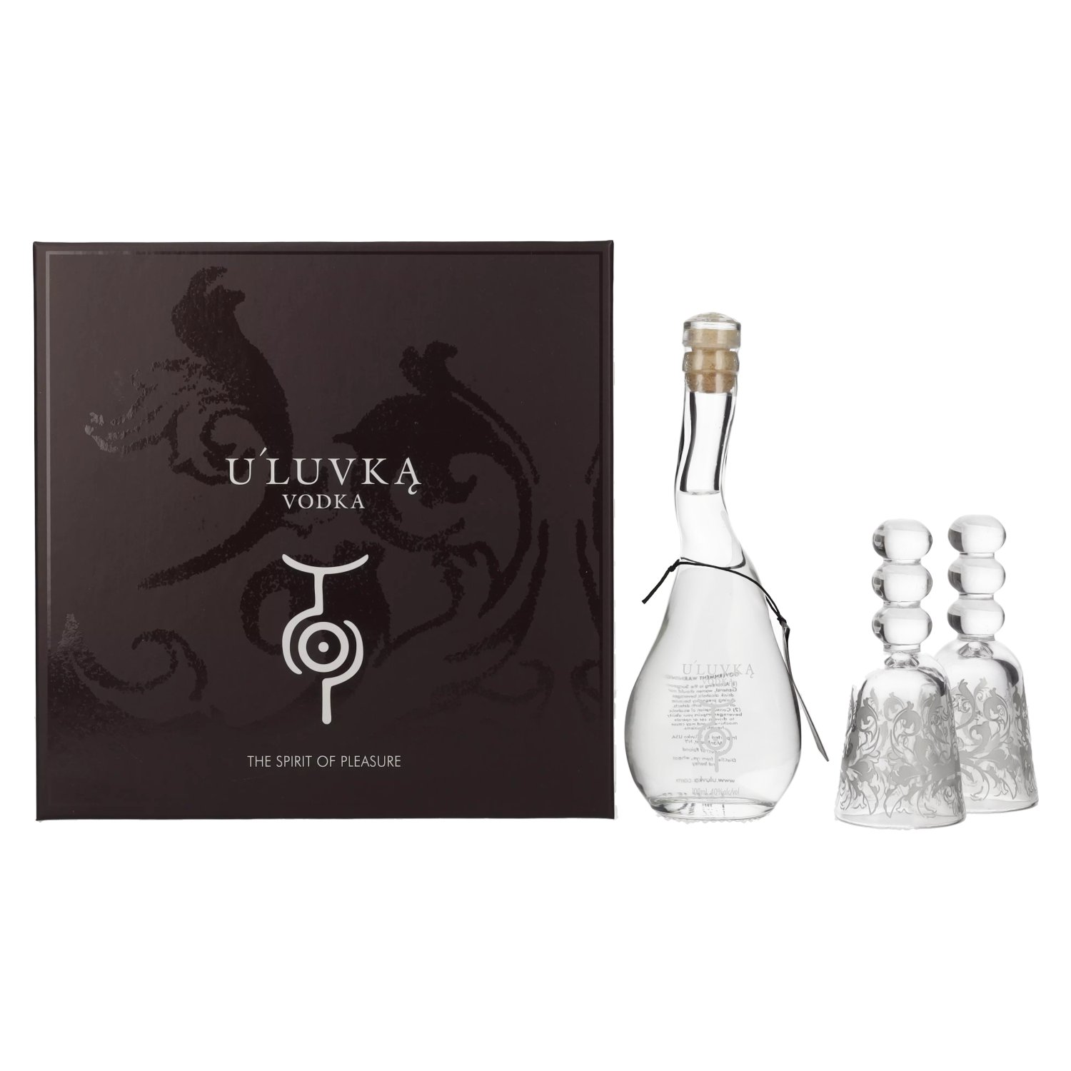 U'Luvka 40% 0,1L v kazete + 2 poháre