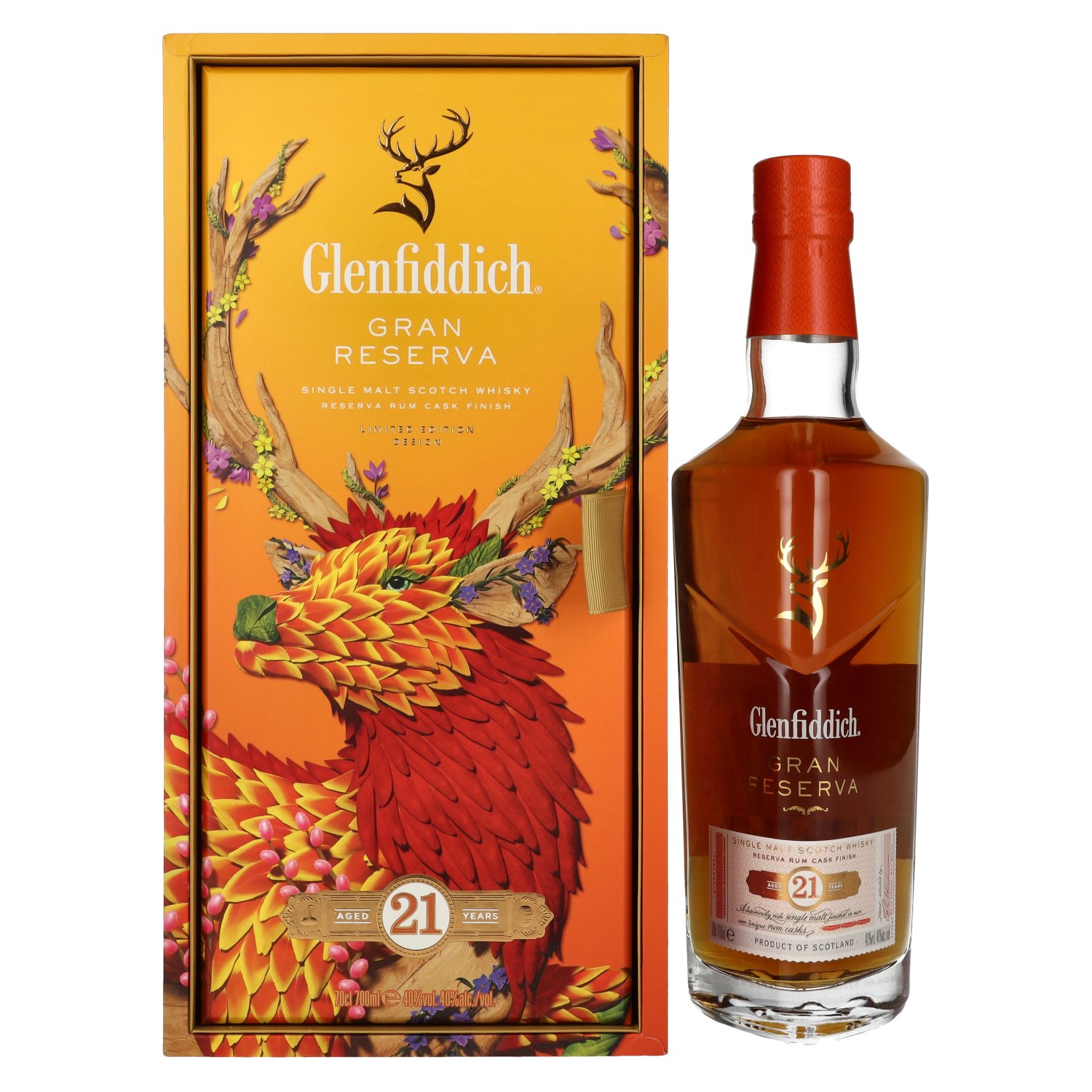 Glenfiddich 21y GRAN RESERVA Rum Cask Edition 2023 40% 0,7L v kazete