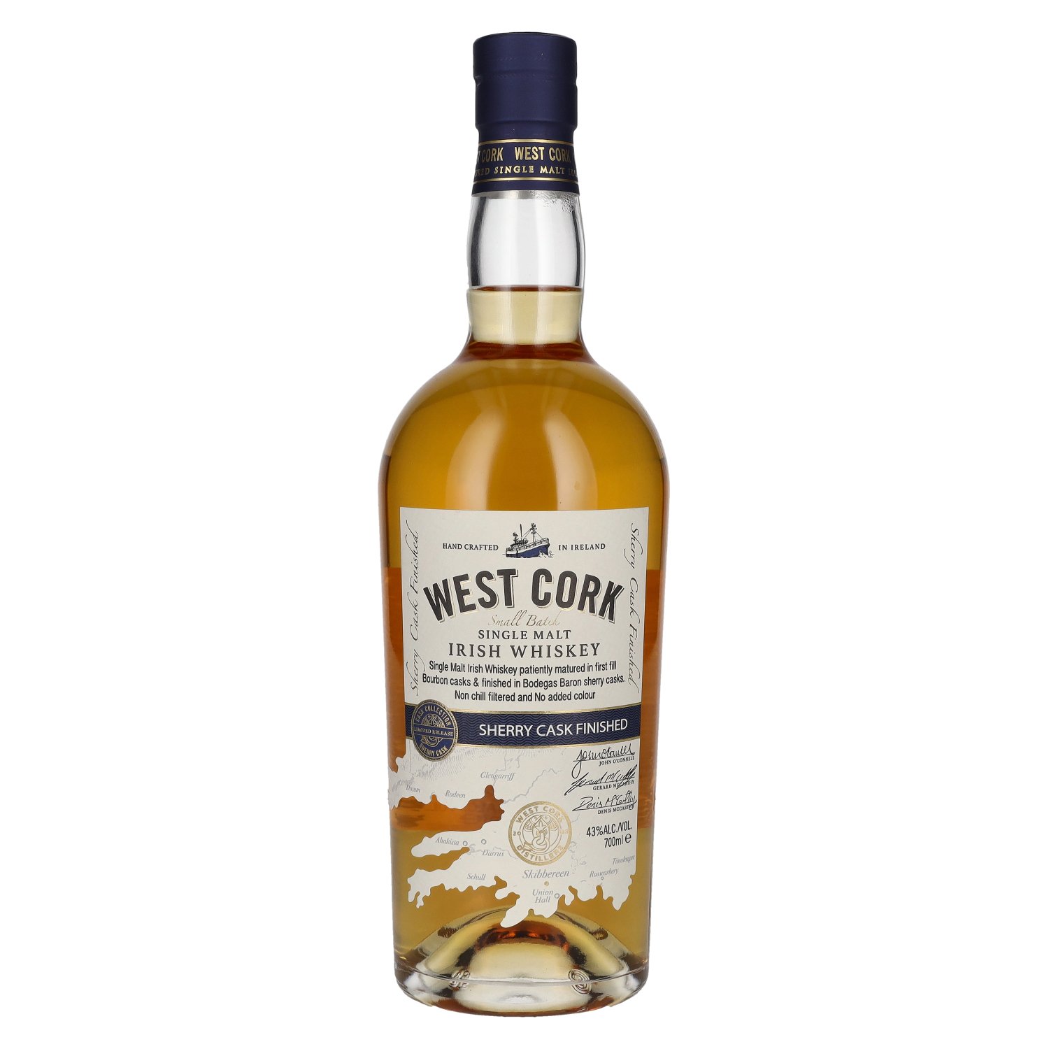 West Cork 12y Sherry Cask Finish 43% 0,7L