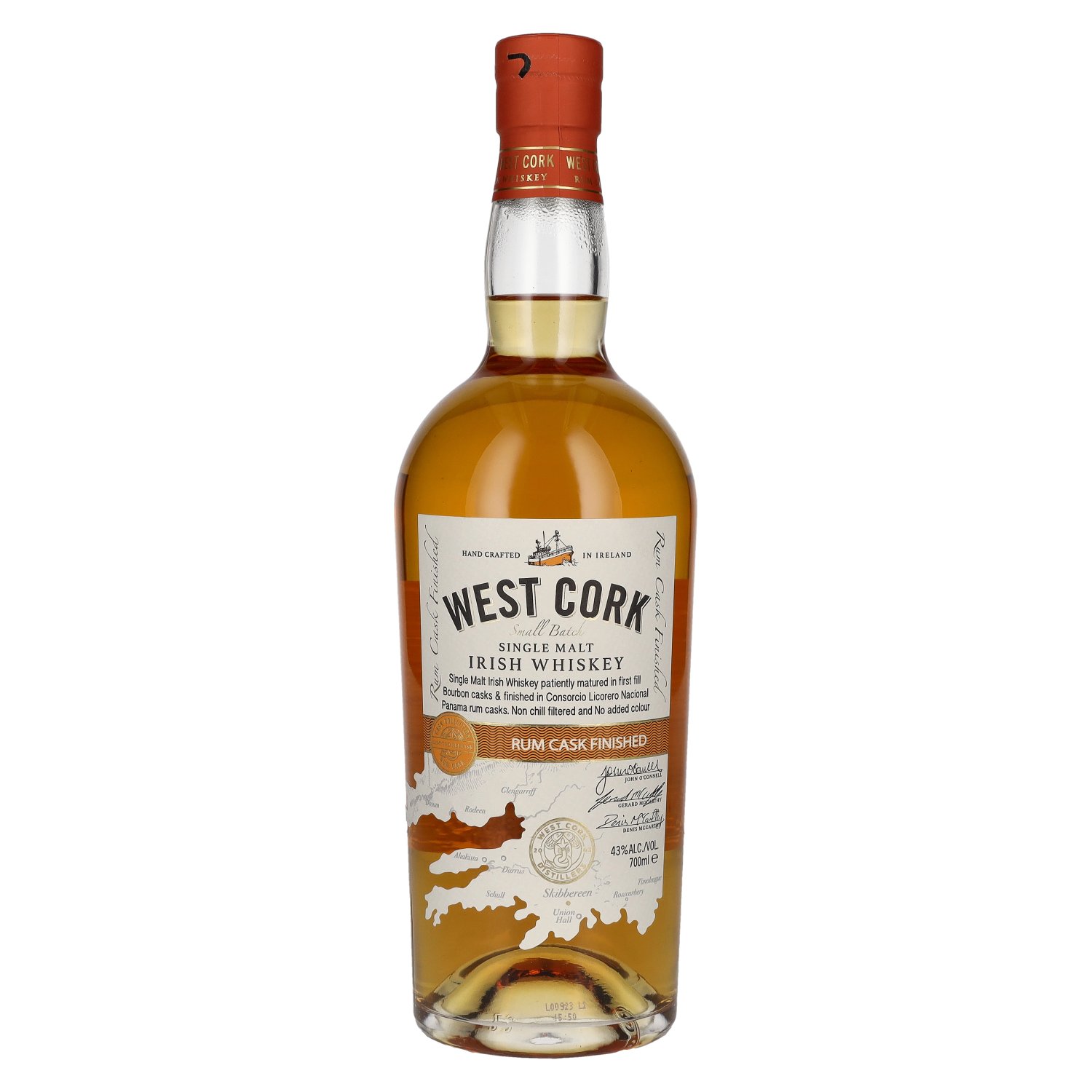 E-shop West Cork 12y Rum Cask Finish 43% 0,7L