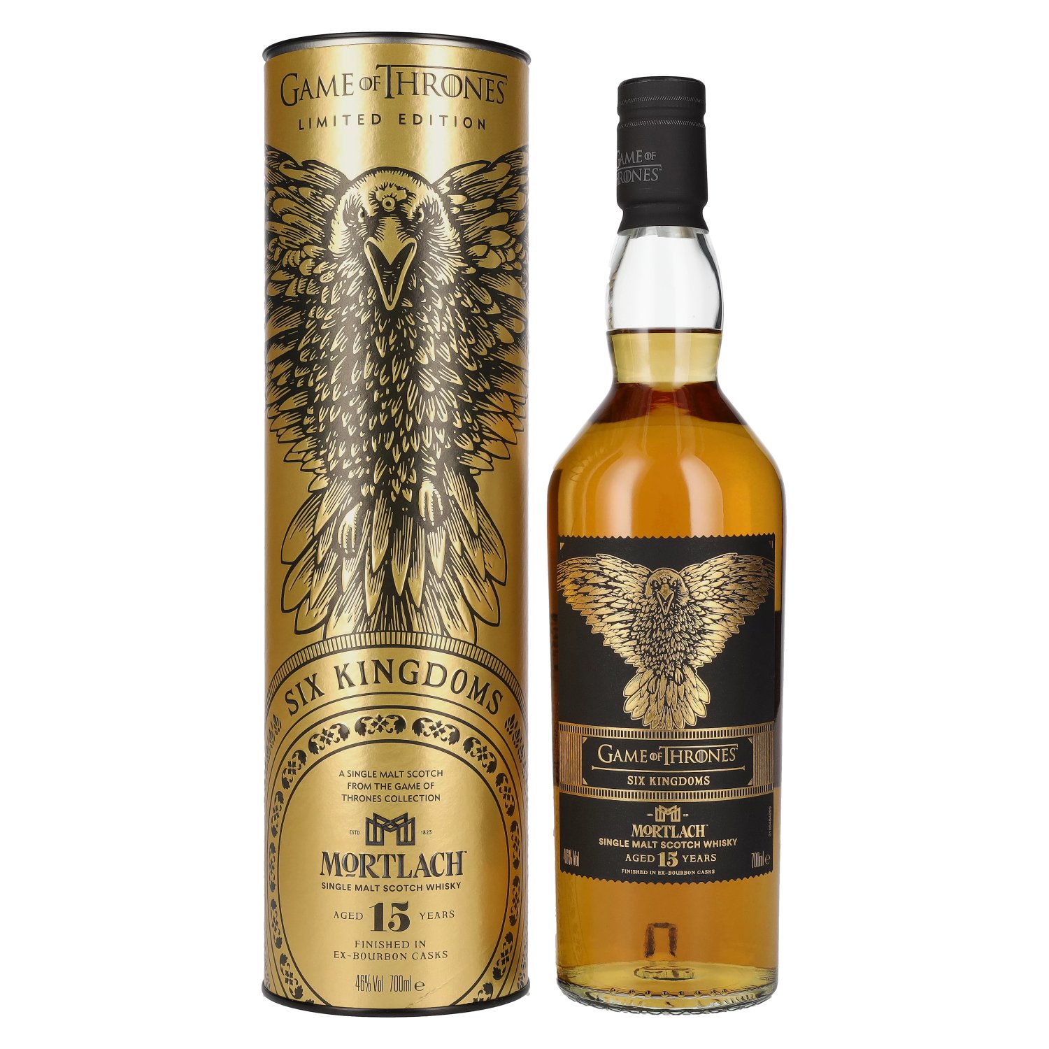 E-shop Diageo Mortlach GAME OF THRONES Six kingdoms 15y 46% 0,7L v tube