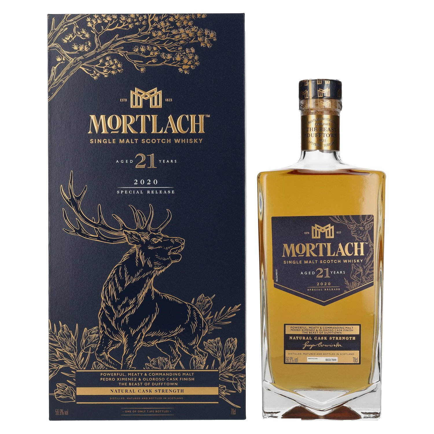 Diageo Mortlach Special release 2020 21y 56,9% 0,7L v kazete