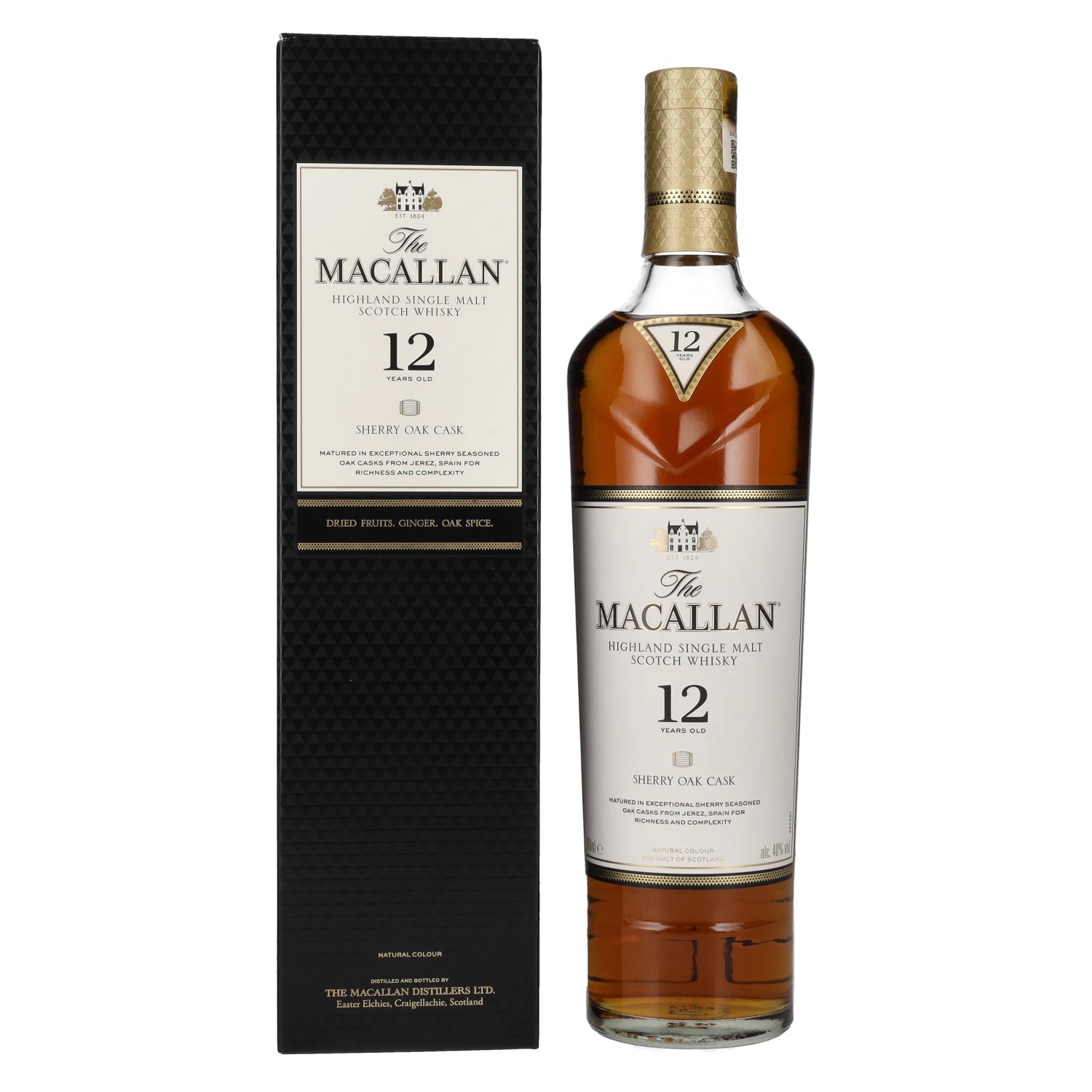 The Macallan 12y Sherry Oak Cask 40% 0,7L v kartóne