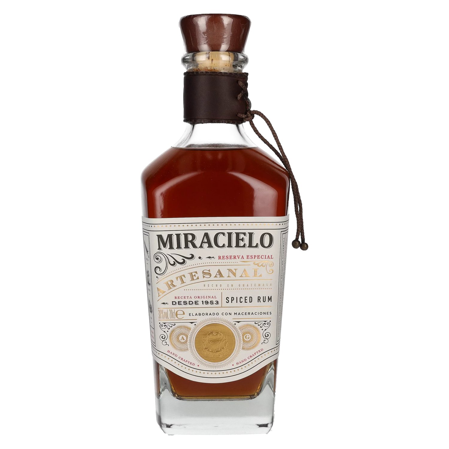 Botran Miracielo Spiced 38% 0,7 l (čistá fľaša)