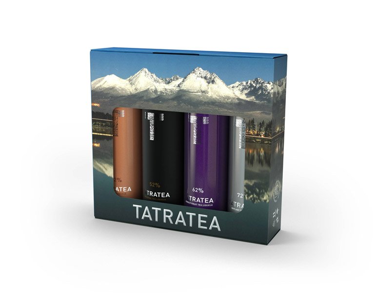 Tatratea mini set Tatry 42%-72% 4x 0,04L (set)