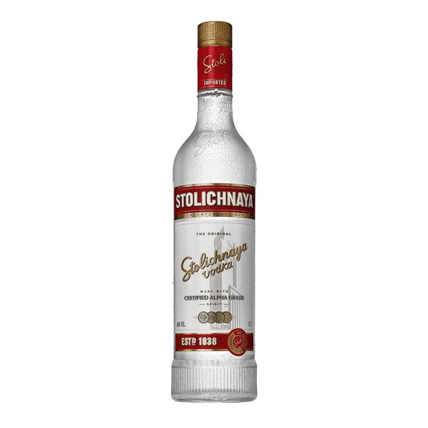 Stolichnaya 40% 0,7 l (čistá fľaša)