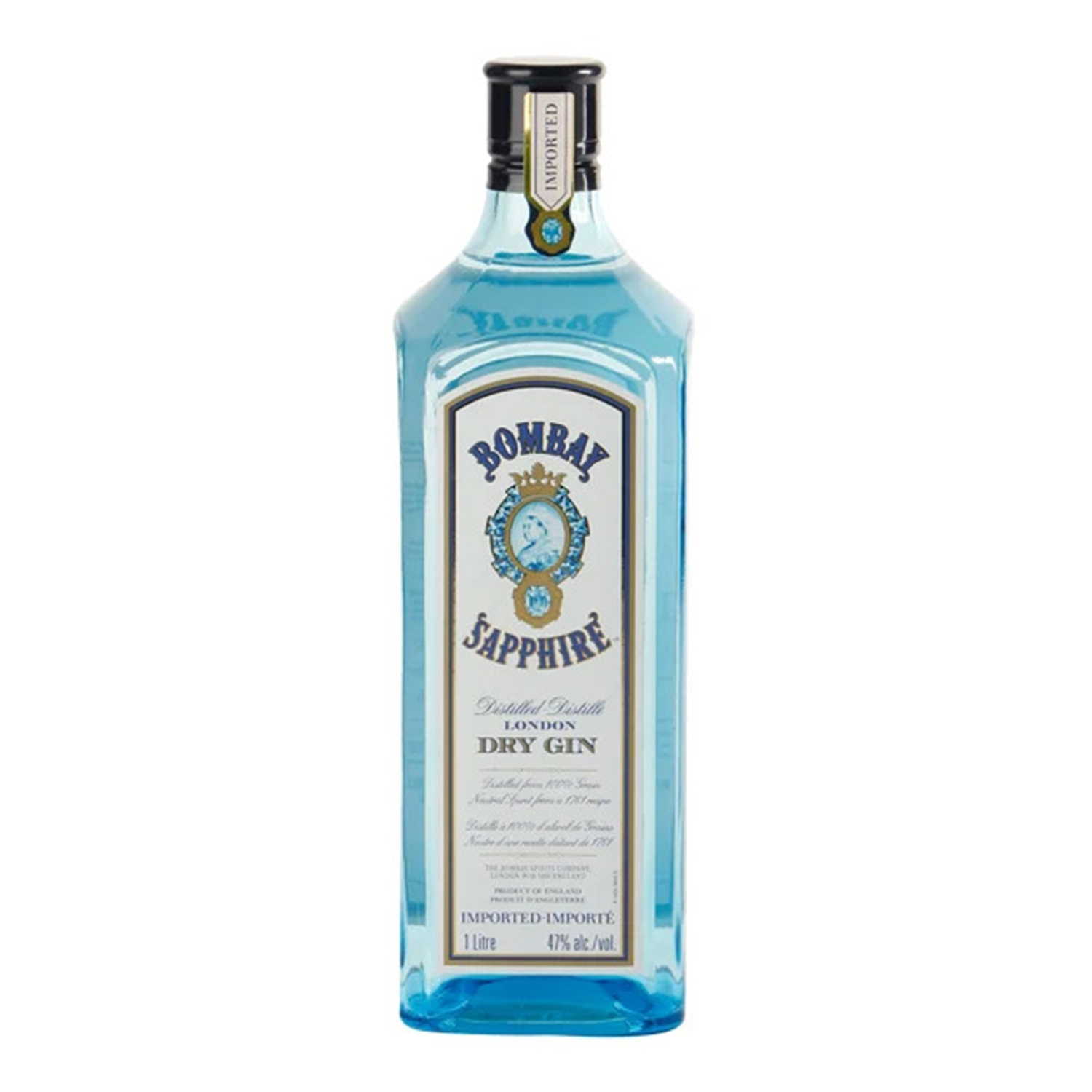 Bombay Sapphire 47% 1L (čistá fľaša)