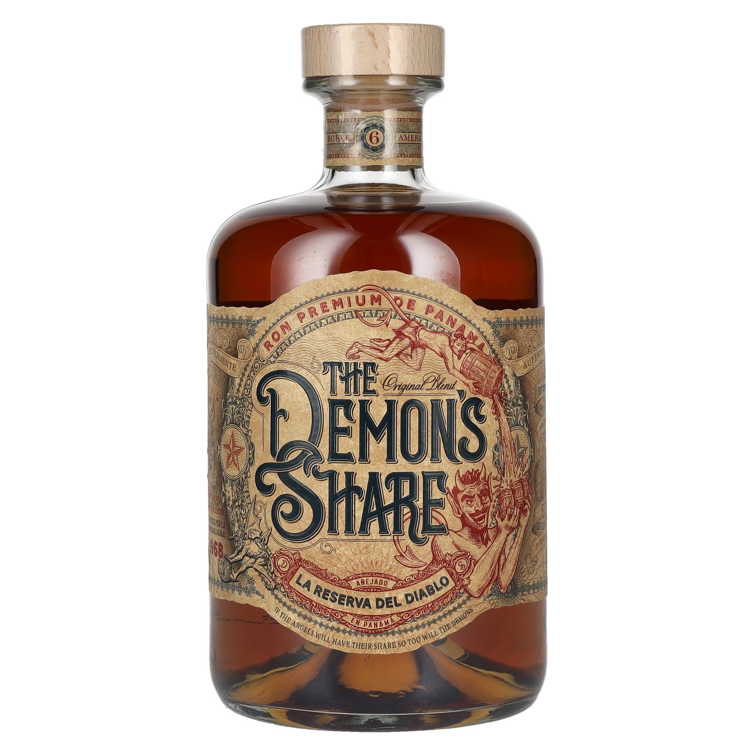 The Demon\'s Share Rum 40% 0,7 l (čistá fľaša)