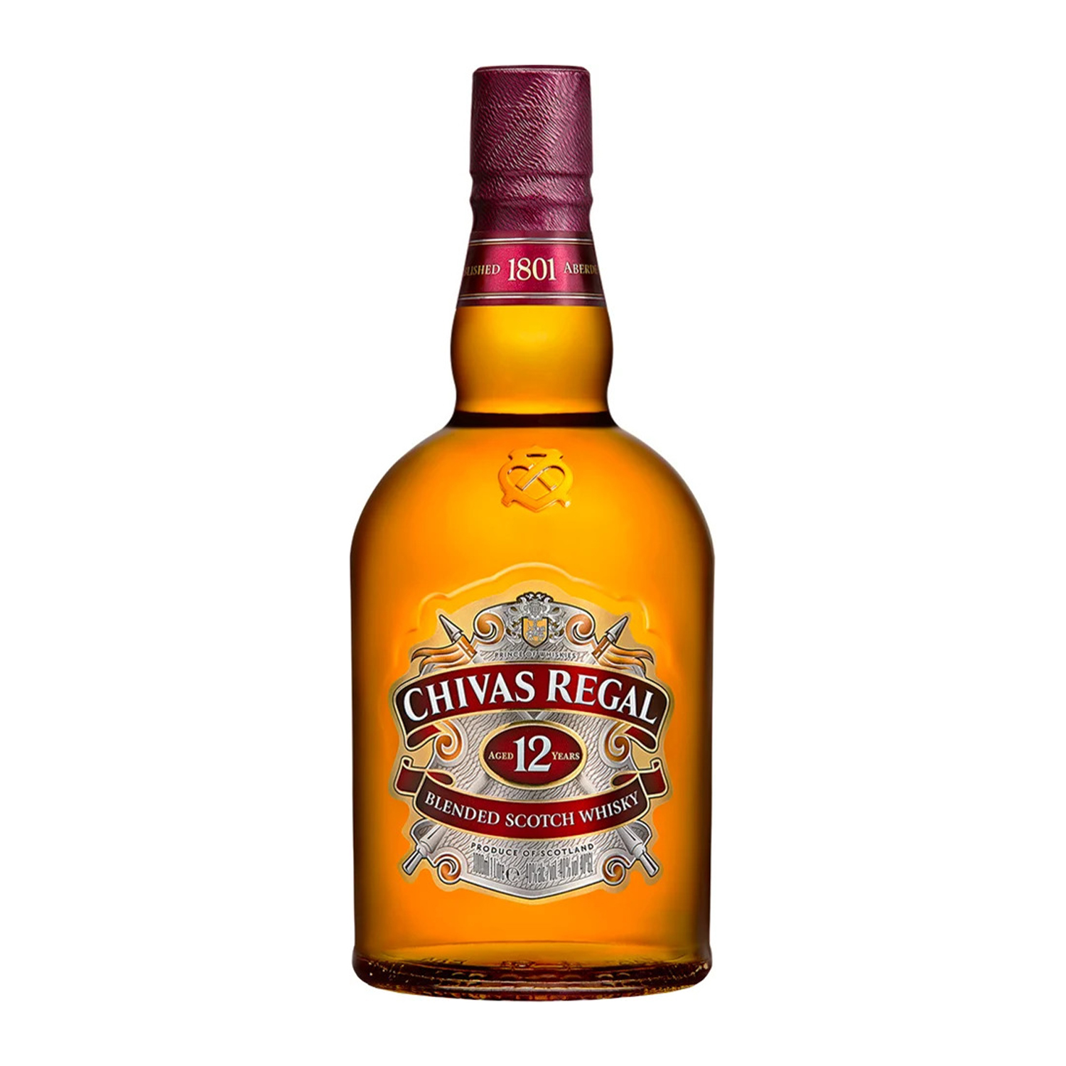 Chivas Regal 12y 40% 1L (čistá fľaša)