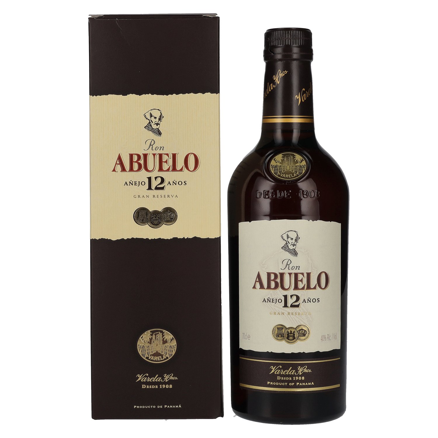 Abuelo anejo 12y 40% 0,7L v kartóne