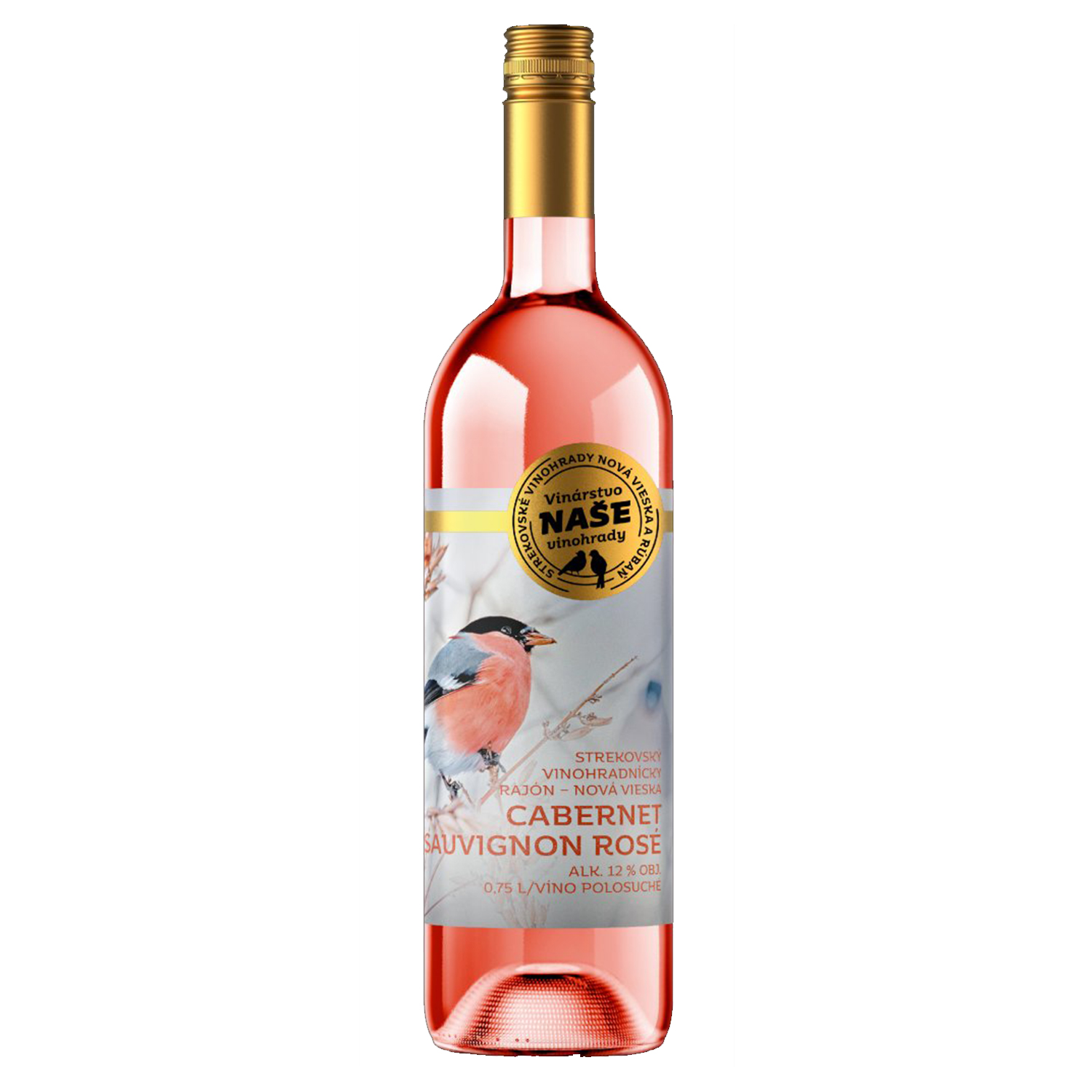 E-shop Naše Vinohrady Cabernet Sauvignon rosé 12% 0,75L