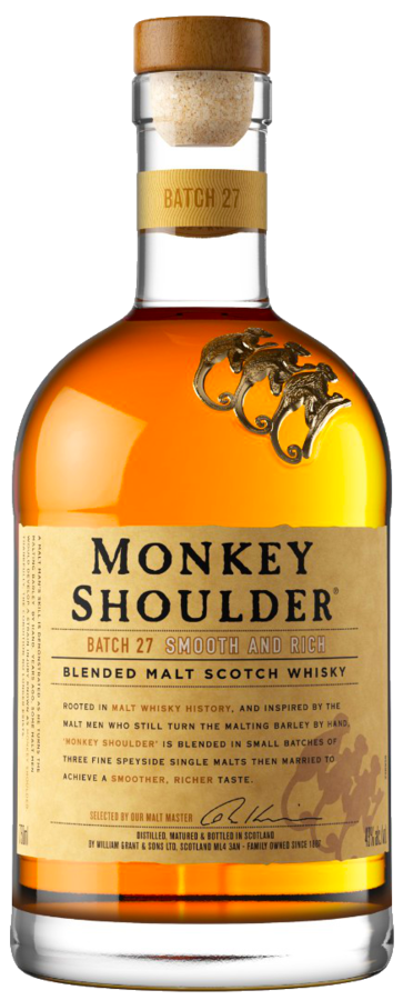 Monkey Shoulder 40% 0,7L (čistá fľaša)