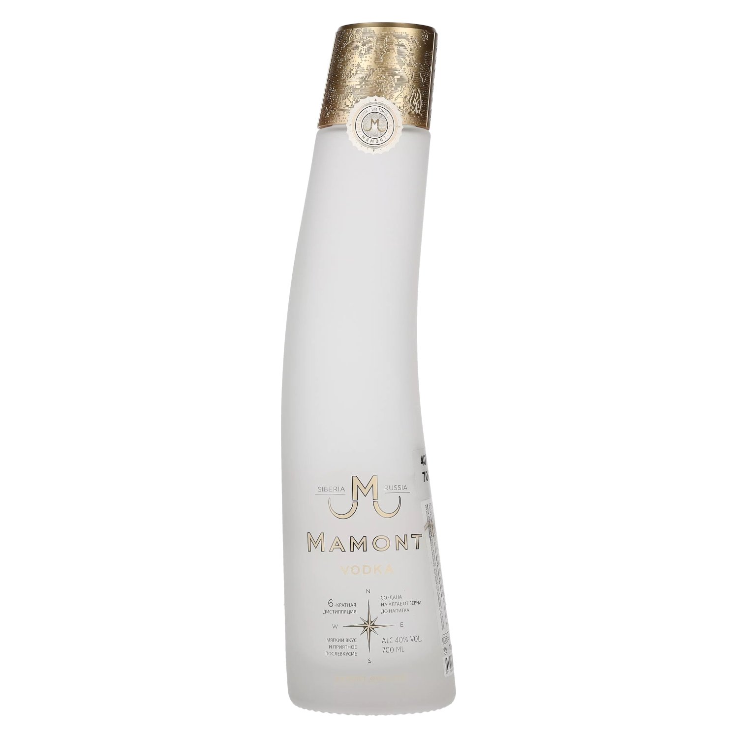 Mamont vodka 40% 0,7L (čistá fľaša)