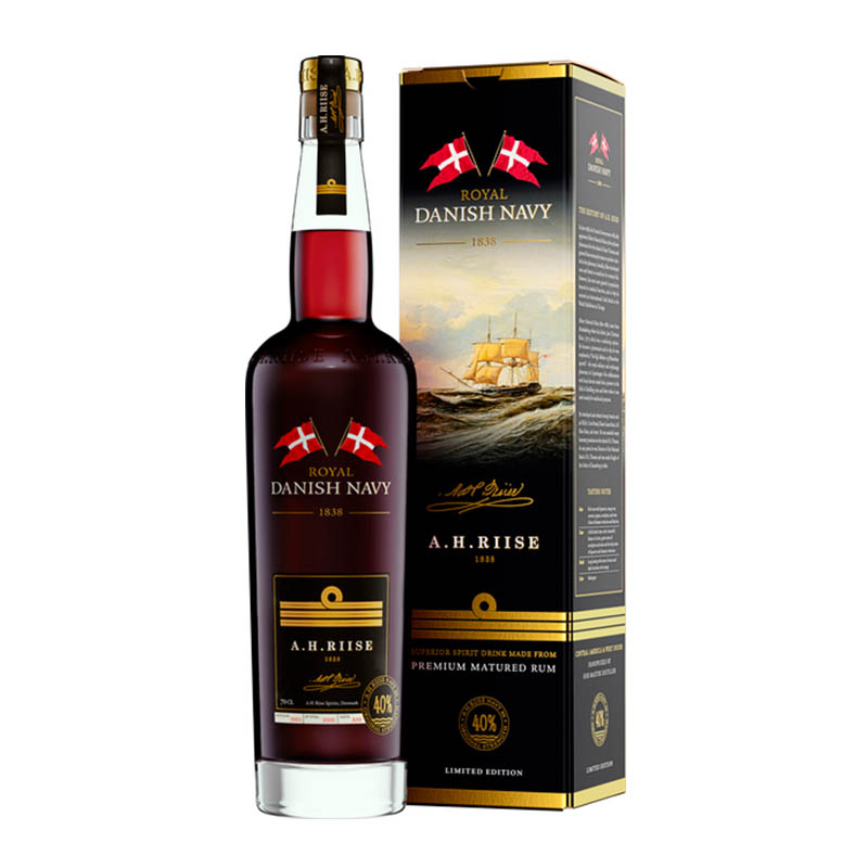 A.H. Riise Royal Danish Navy 40% 0,7 l (kartón)