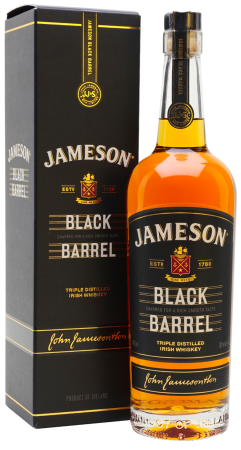 Jameson Black barrel 40% 0,7L