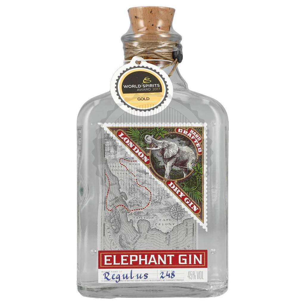 E-shop Elephant London Dry Gin 45% 0,5 l (čistá fľaša)