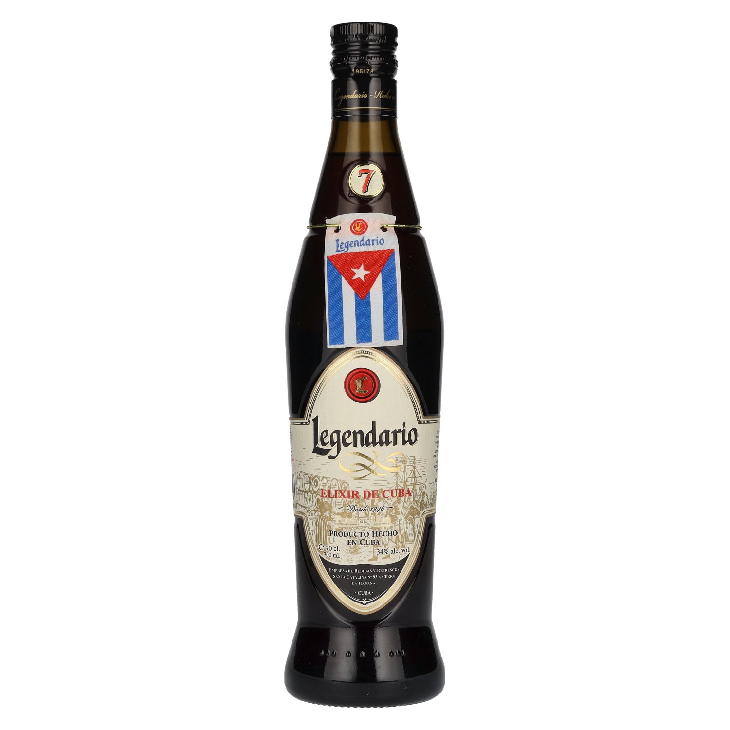 Legendario Elixir de Cuba 7y 34% 0,7 l