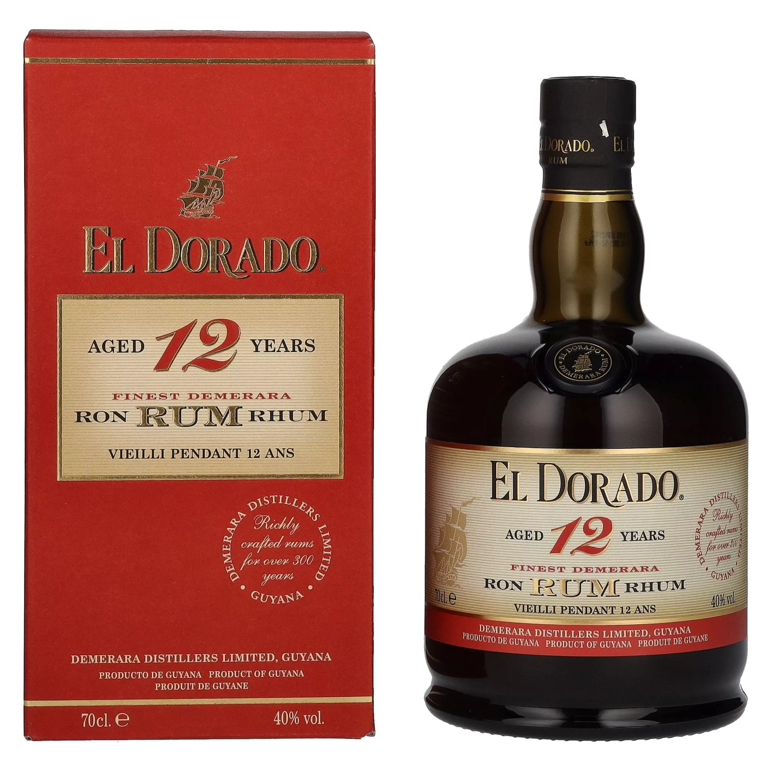 El Dorado 12y 40% 0,7L (kartón)