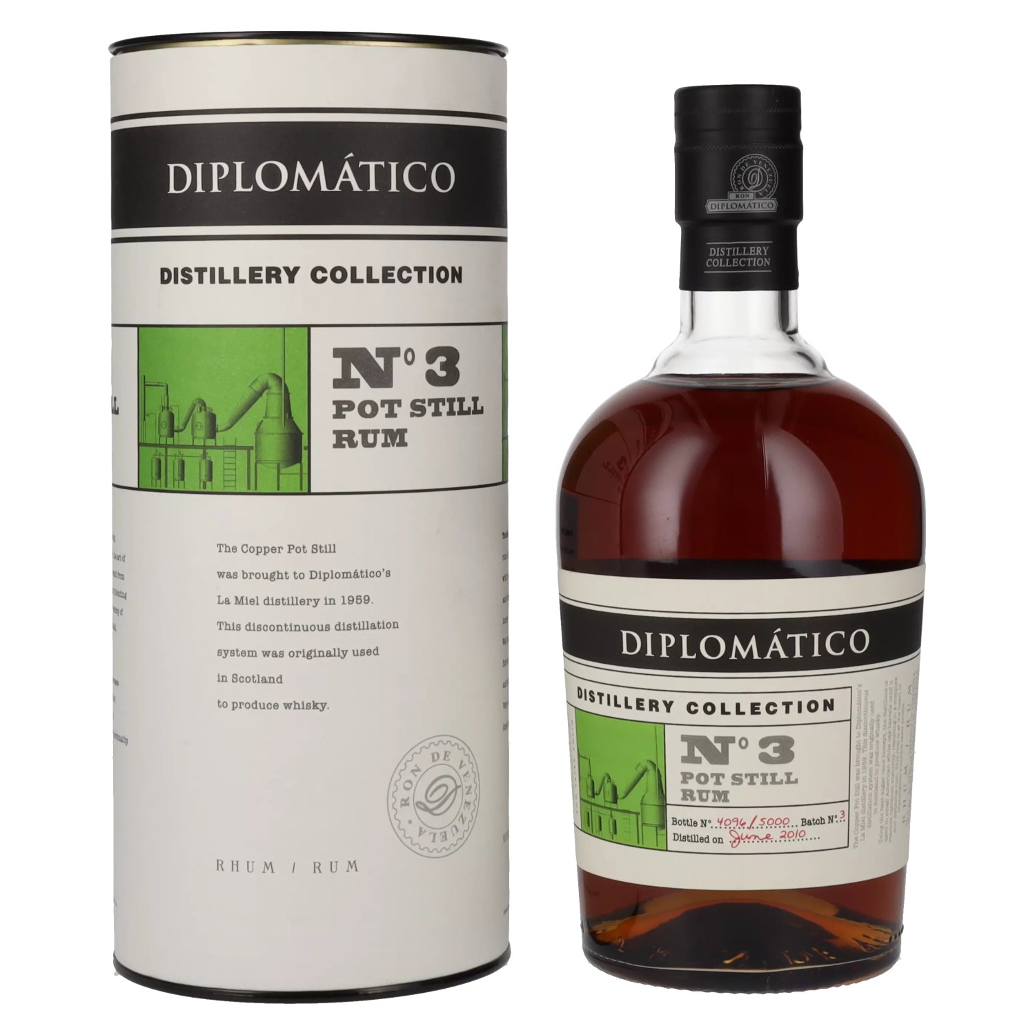 E-shop Diplomatico Distillery Collection No.3 Pot Still 47% 0,7 l (tuba)