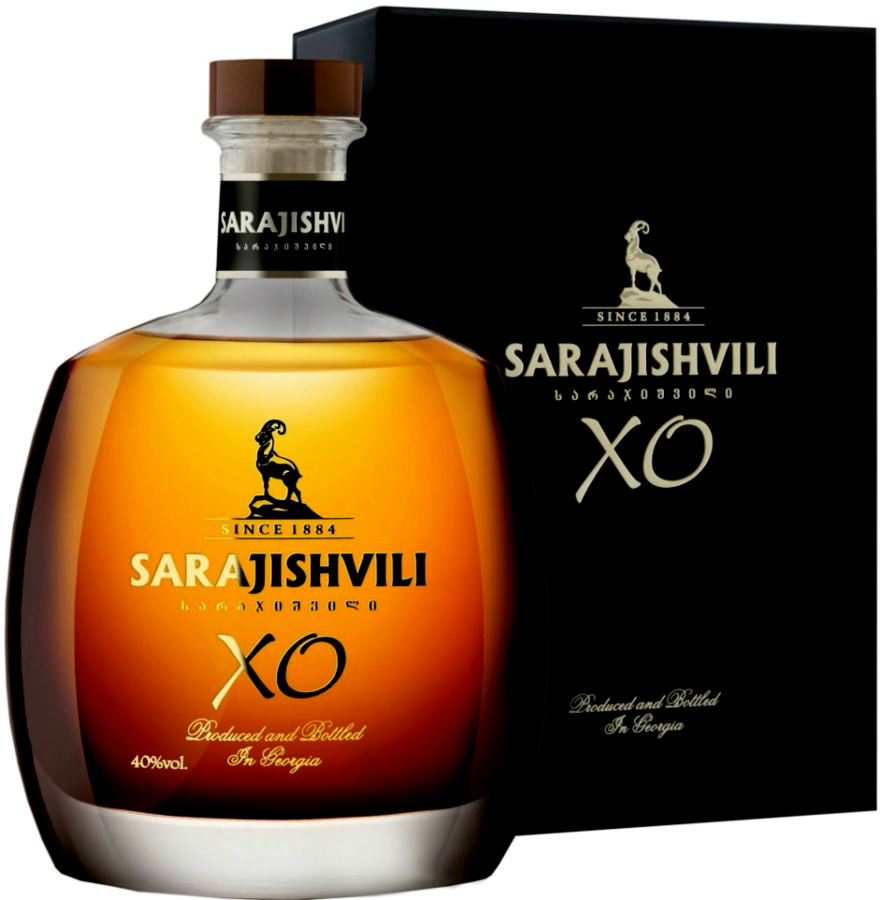 Sarajishvili XO 40% 0,7L v kartóne