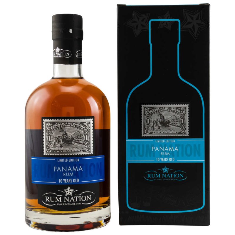 Rum Nation Panama 10y 40% 0,7L v kartóne