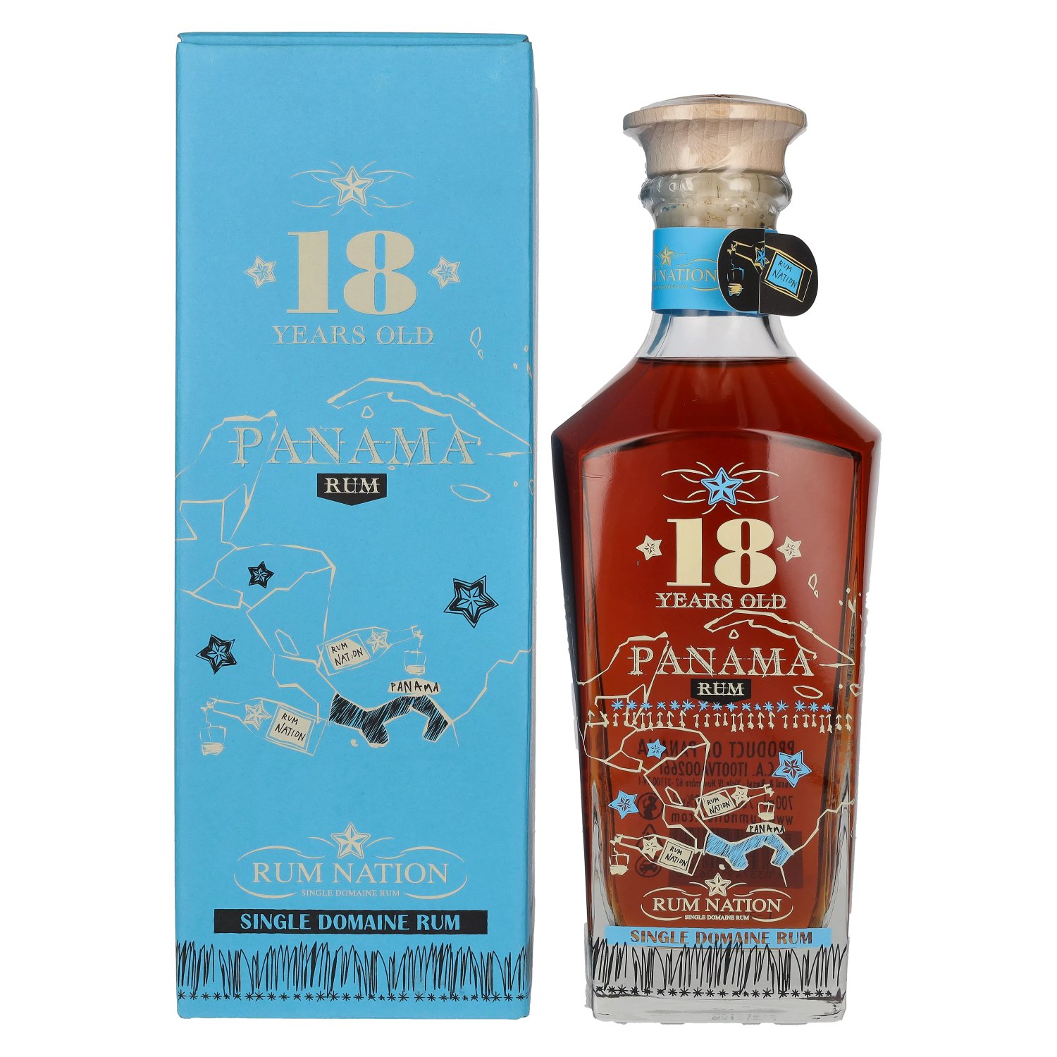 E-shop Rum Nation Panama 18y 40% 0,7L v kartóne