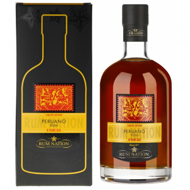 Rum Nation Peruano 8y 42% 0,7L v kartóne