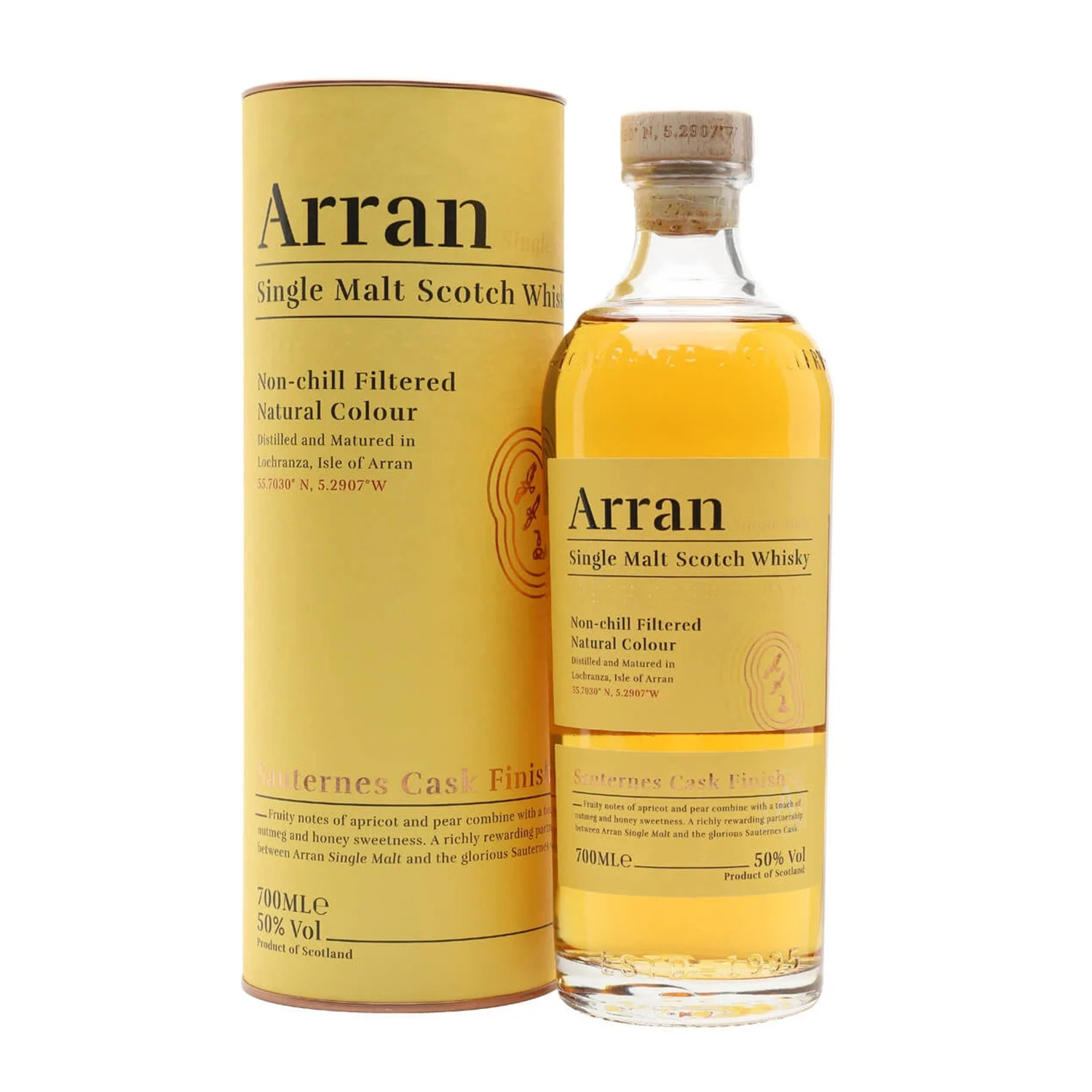 Arran Sauternes Cask Finish 50% 0,7 l (tuba)