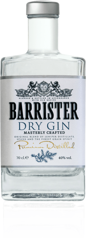 Barrister Dry Gin 40% 0,7L (čistá fľaša)