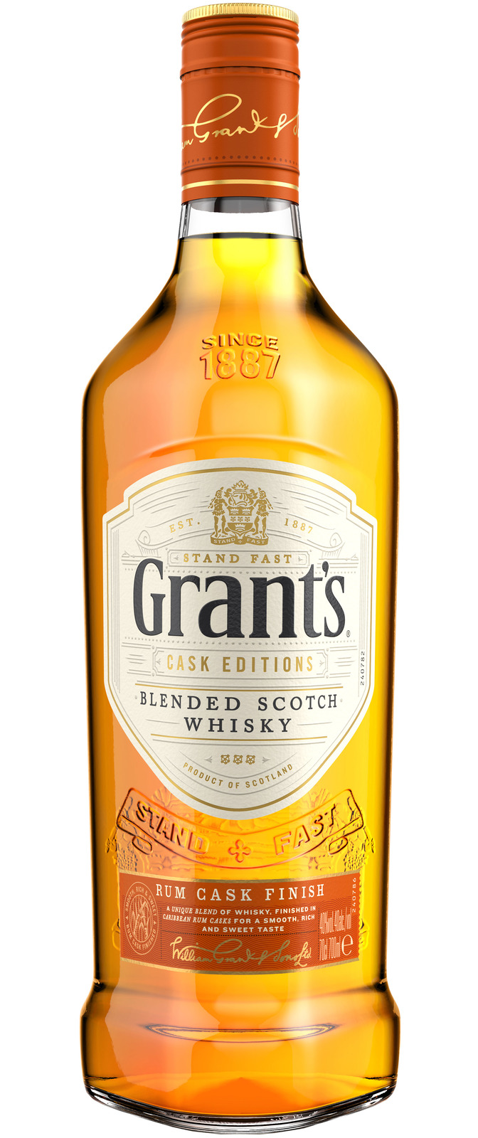 Grant\'s Rum Cask Finish 40% 0,7 l (čistá fľaša)
