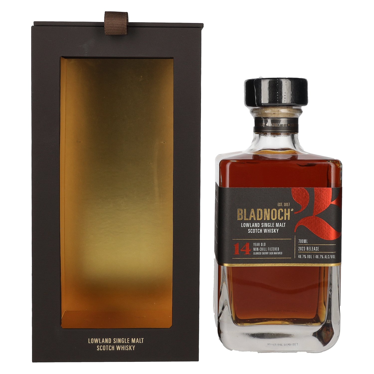 Bladnoch 2022 14y 46,7% 0,7L v kazete