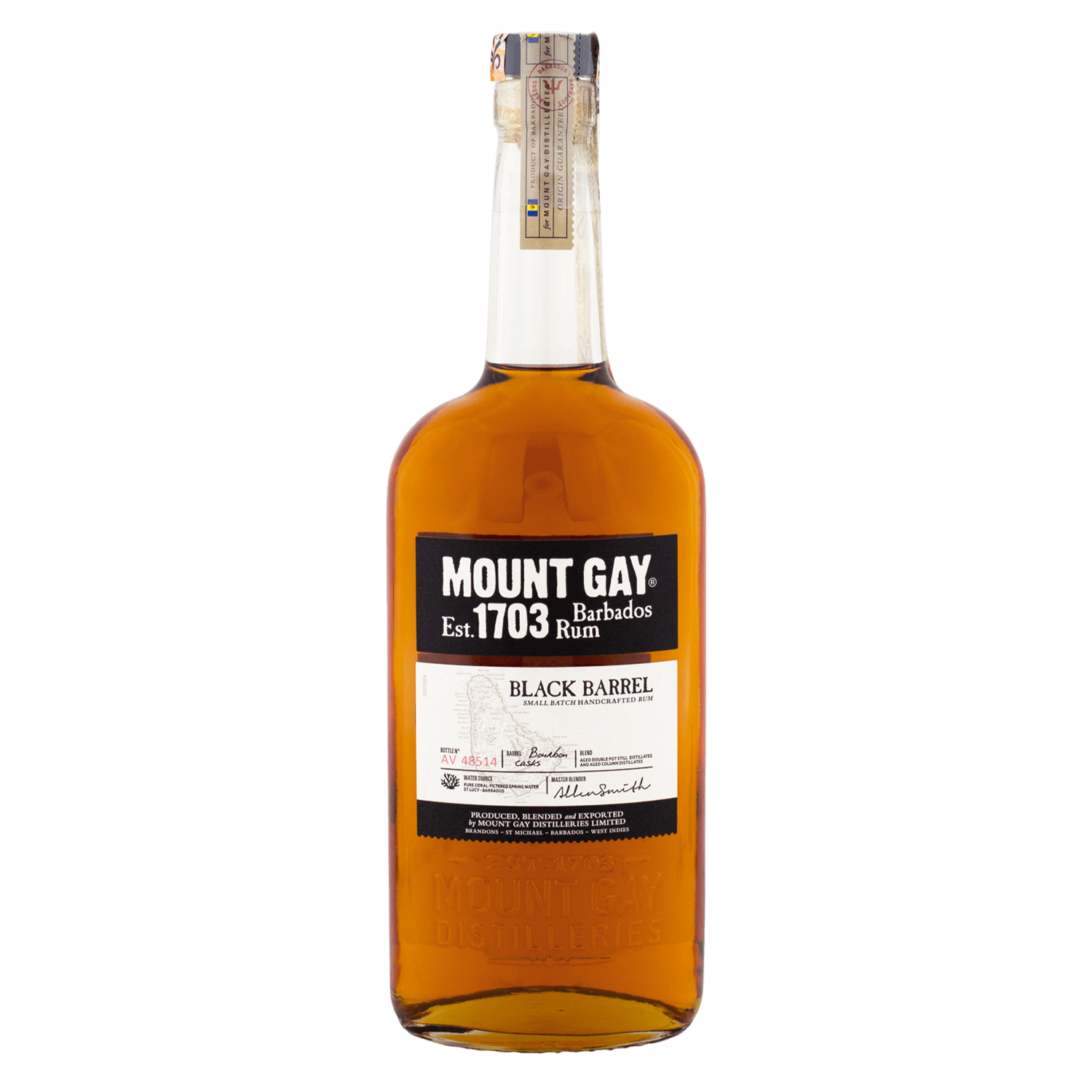 Mount Gay Black Barrel Double Cask Blend 43% 0,7 l