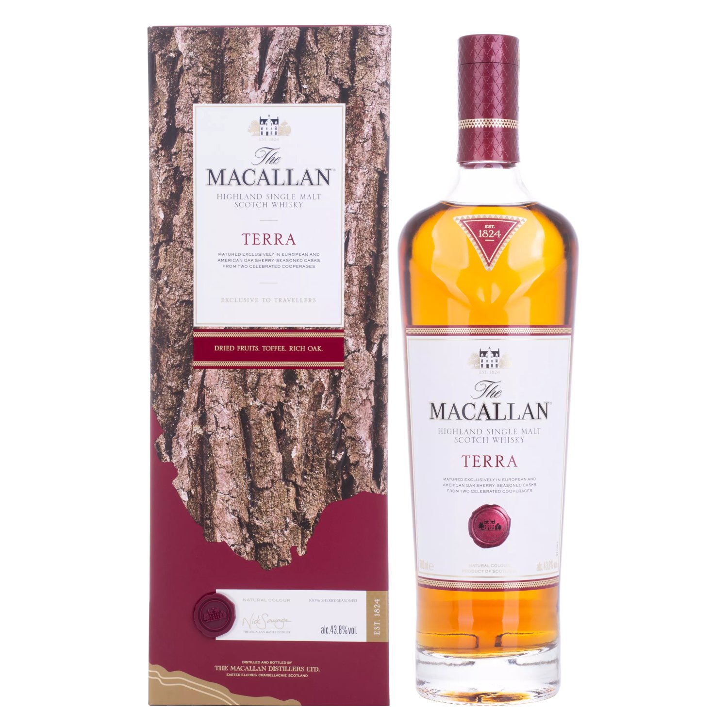 The Macallan TERRA 43,8% 0,7L v kazete