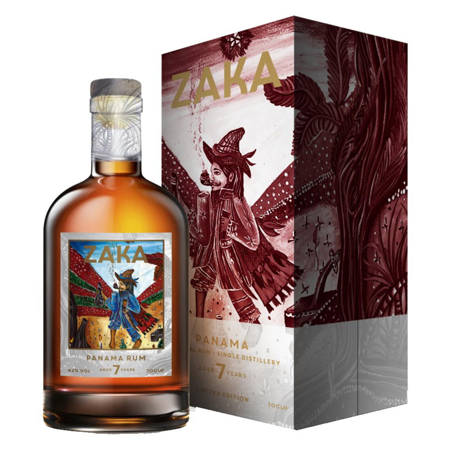 Zaka Rum Panama 42% 0,7L (kartón)