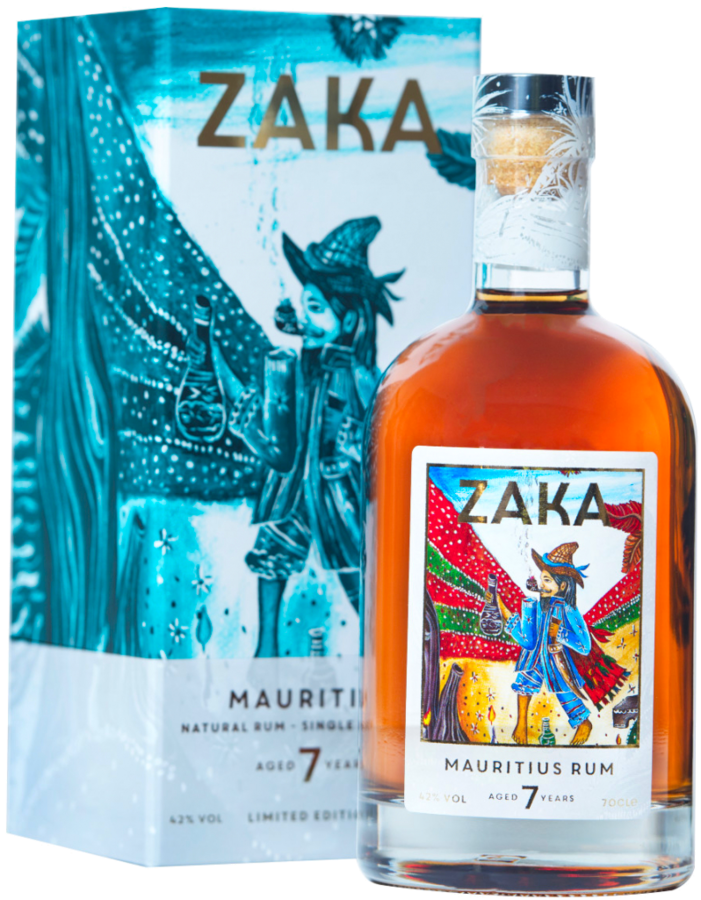 Zaka Mauritius 7y 42% 0,7 l (kartón)