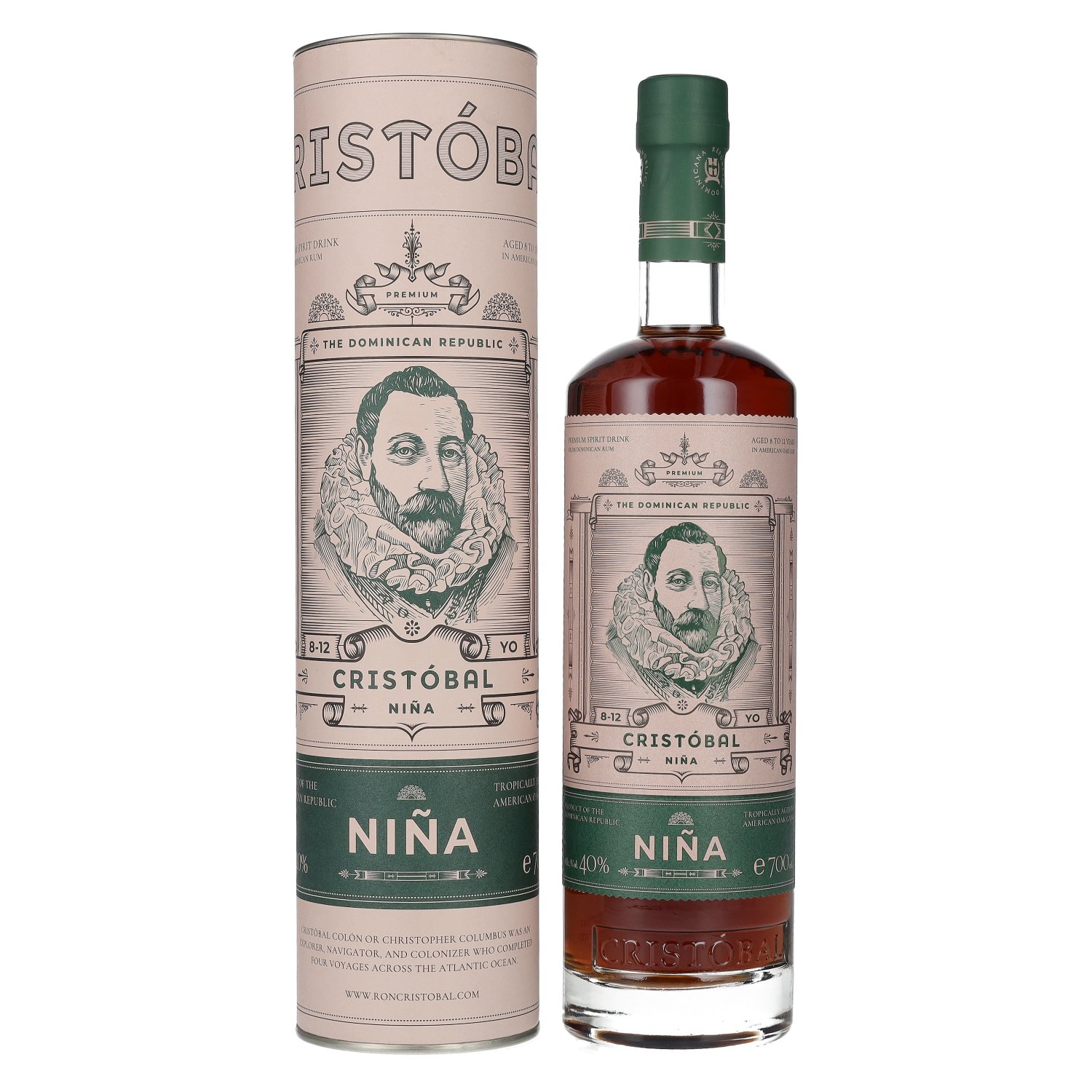 Ron Cristobal Nina 8-12y 40% 0,7 l (darčekové balenie)