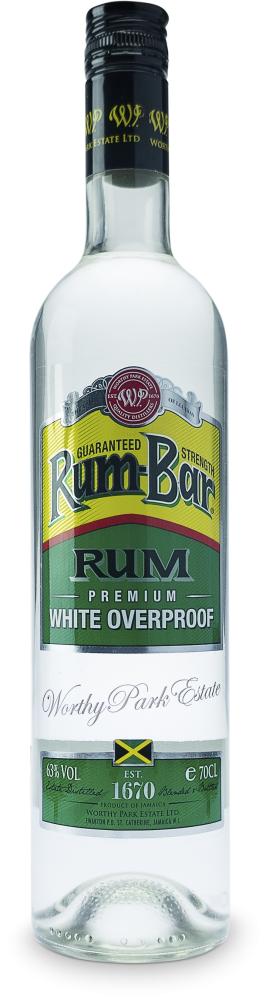 E-shop Worthy Park Rum Bar White Overproof 63% 0,7L (čistá fľaša)