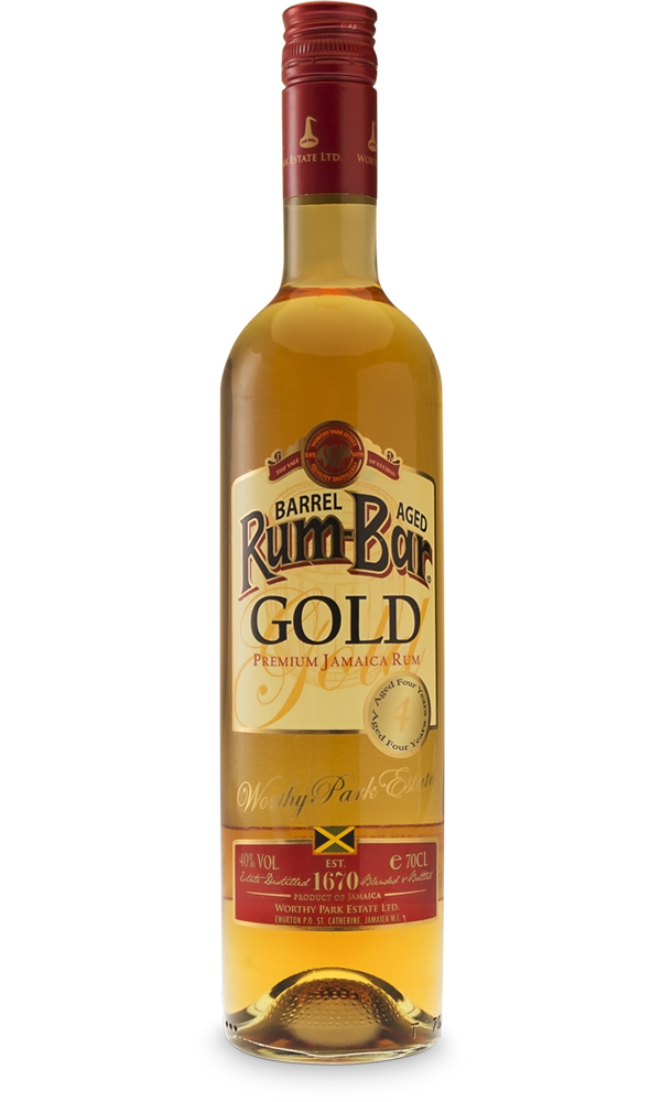 E-shop Worthy Park Rum Bar Gold 4y 40% 0,7L (čistá fľaša)