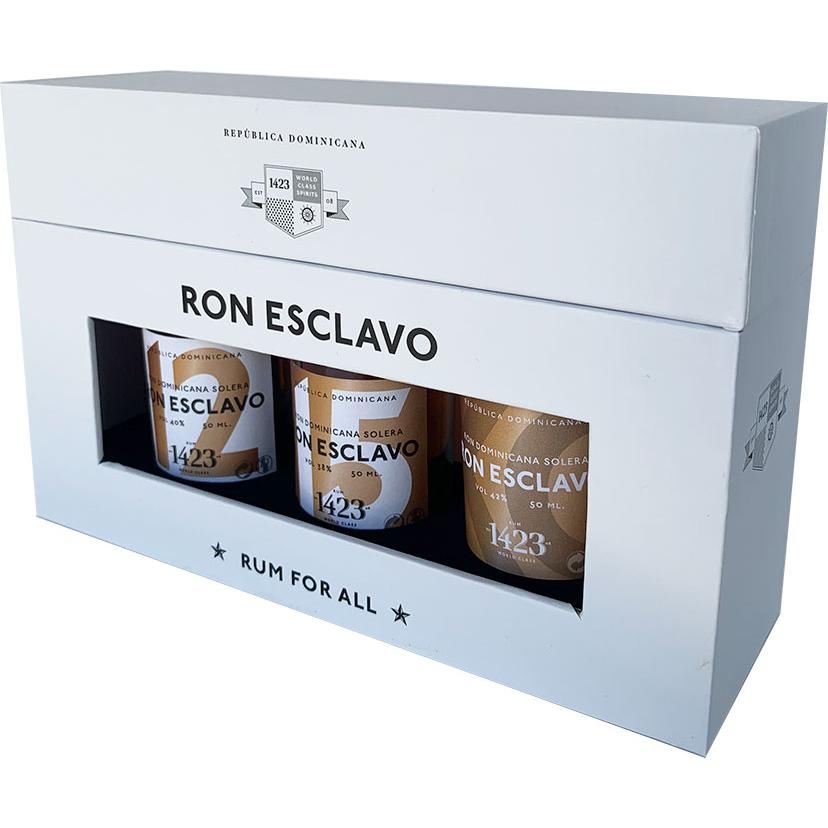 Ron Esclavo GiftBox 40% 3x 0,05L (set)