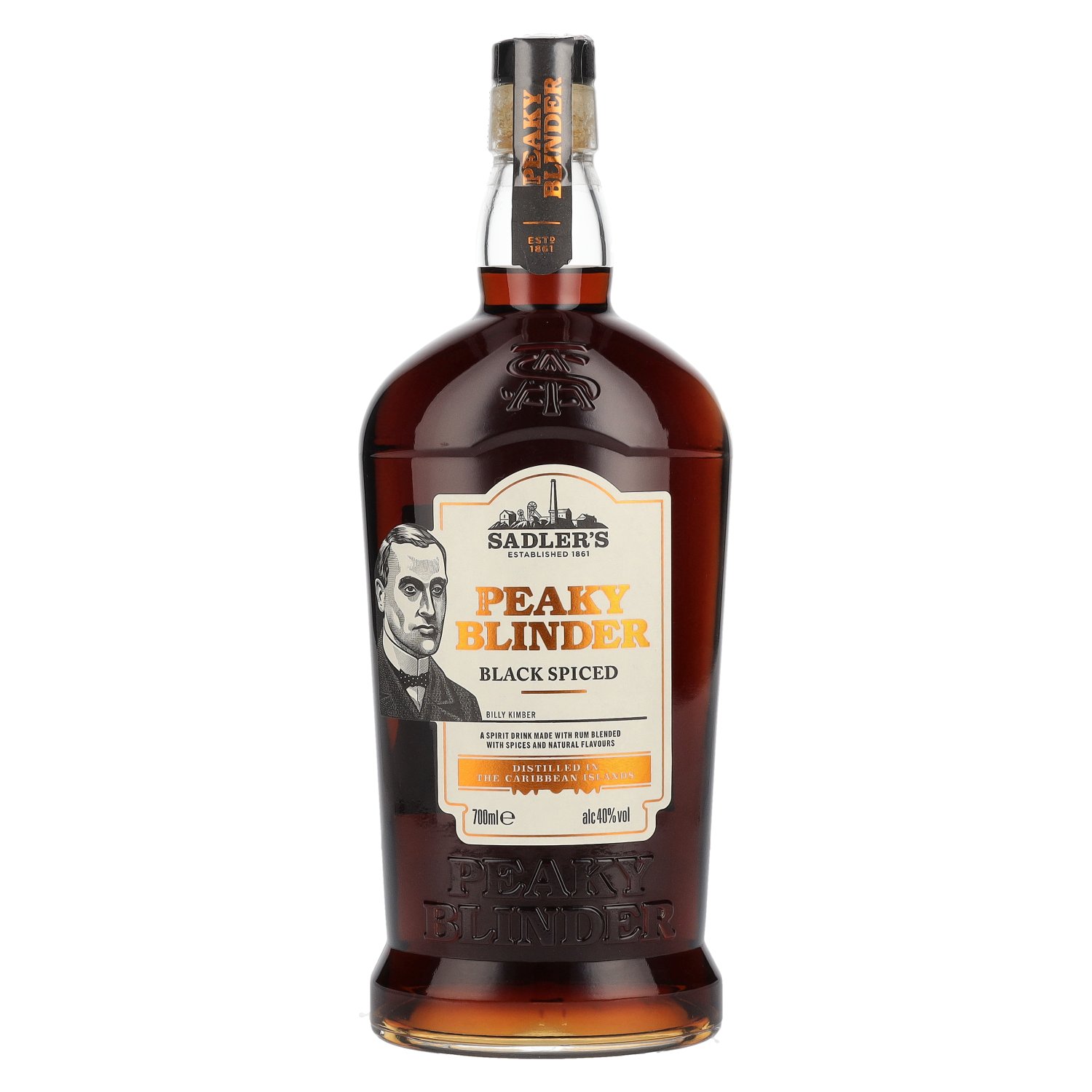 Peaky Blinder Blacks spiced 40% 0,7L (čistá fľaša)