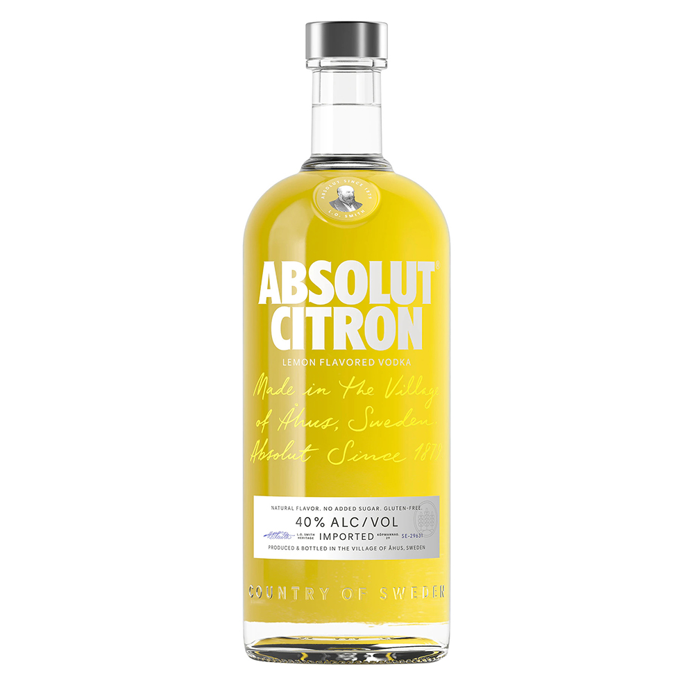 Absolut Citron 40% 0,7 l (čistá fľaša)