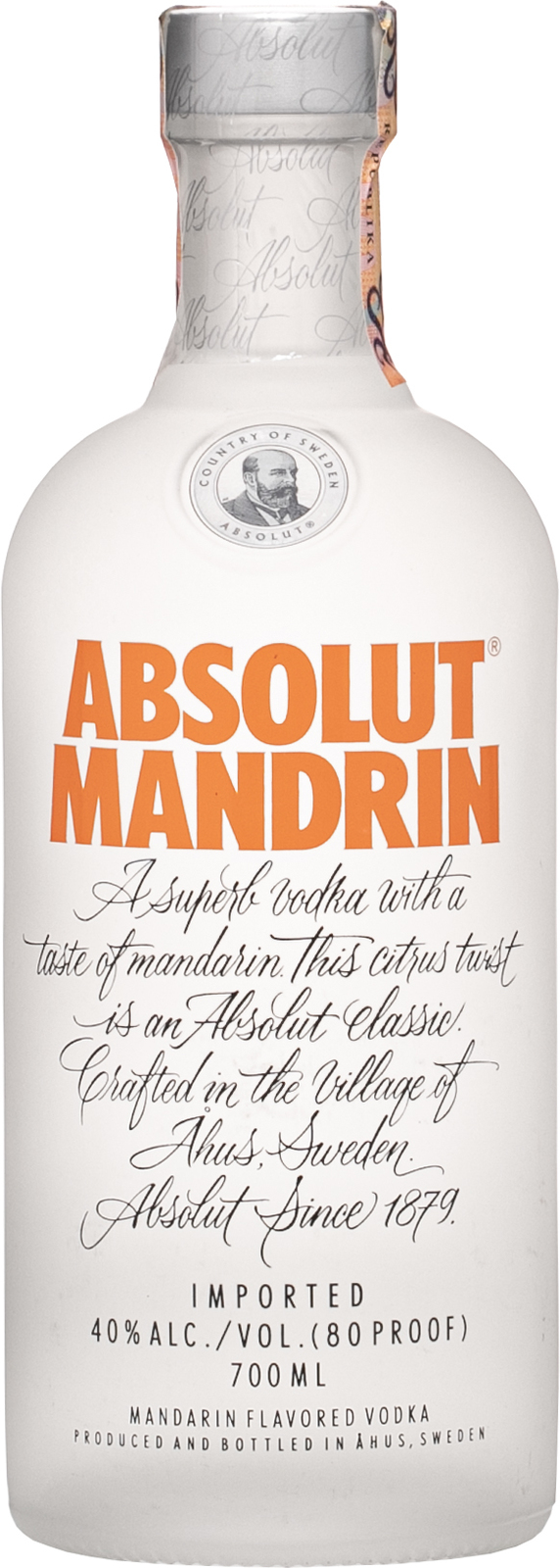 Absolut Mandrin 40% 0,7 l (čistá fľaša)