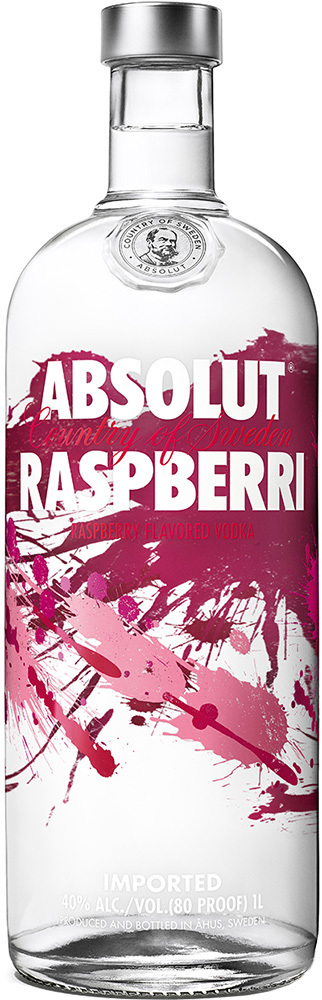 Absolut Raspberri 40% 0,7 l (čistá fľaša)