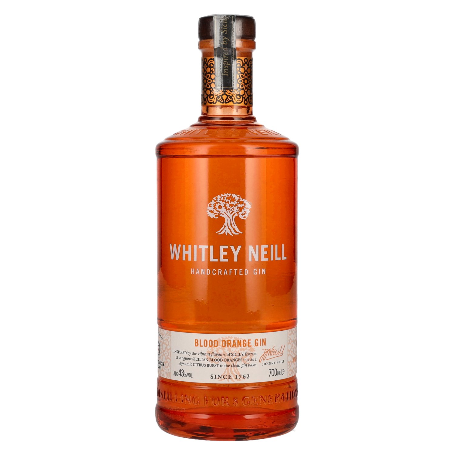 Whitley Neill Blood Orange gin 43% 0,7L