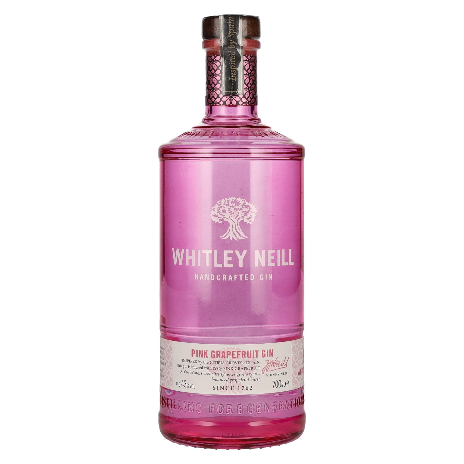 Whitley Neill Pink Grapefruit gin 43% 0,7L
