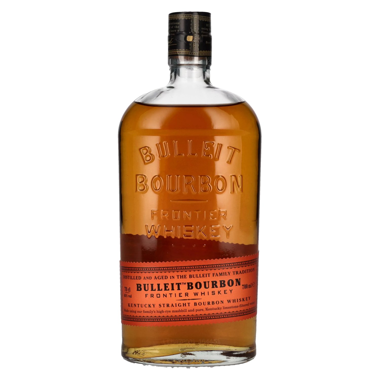 E-shop Bulleit Bourbon Frontier Whiskey 45% 0,7 l (čistá fľaša)