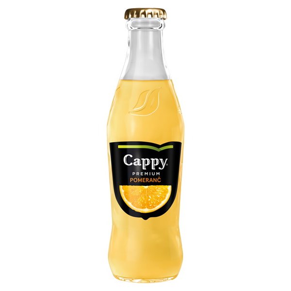 Cappy pomaranč sklo 0,25L (prepravka 24x)